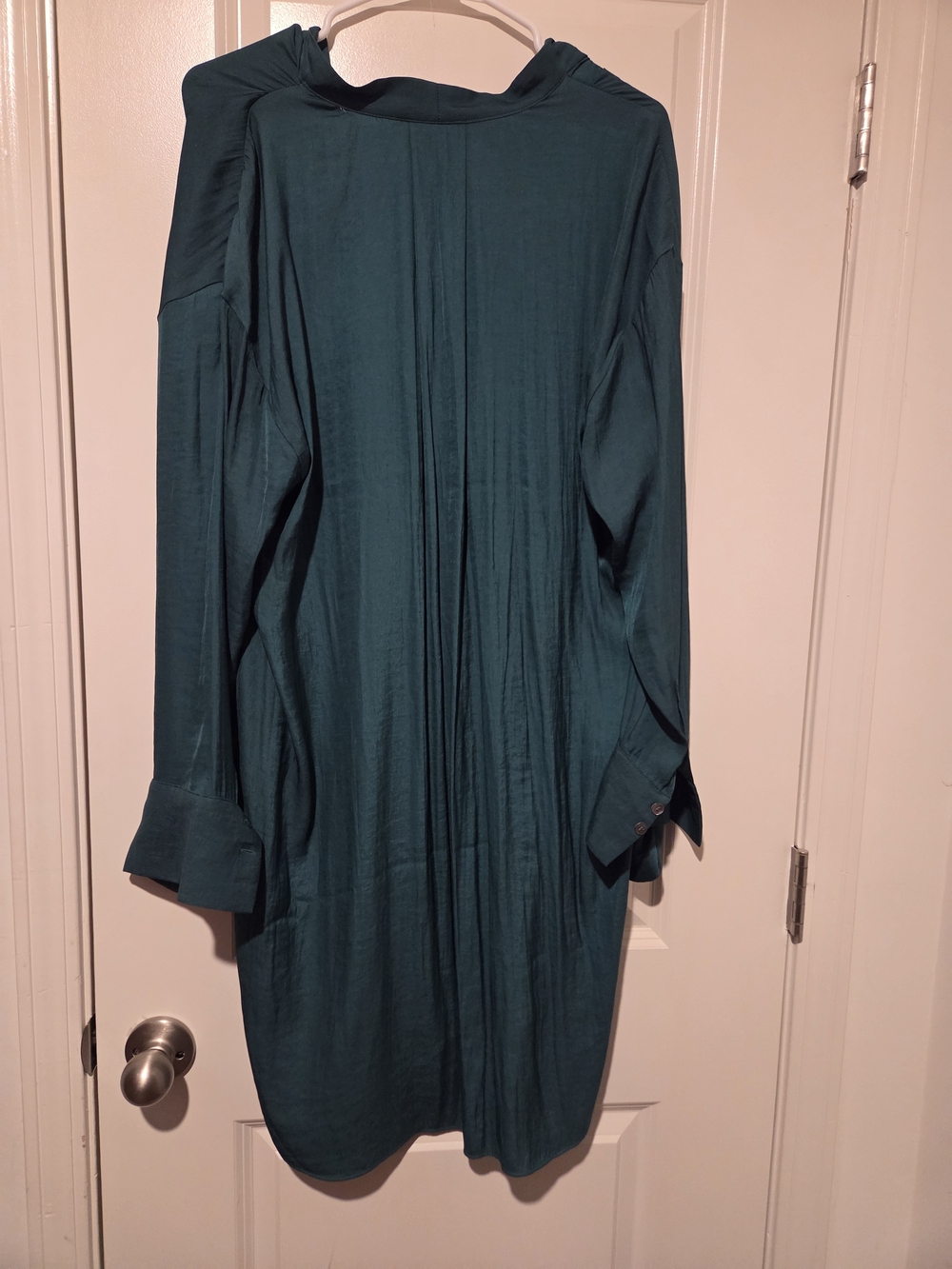 Banana Republic Teal V-neck Blouse